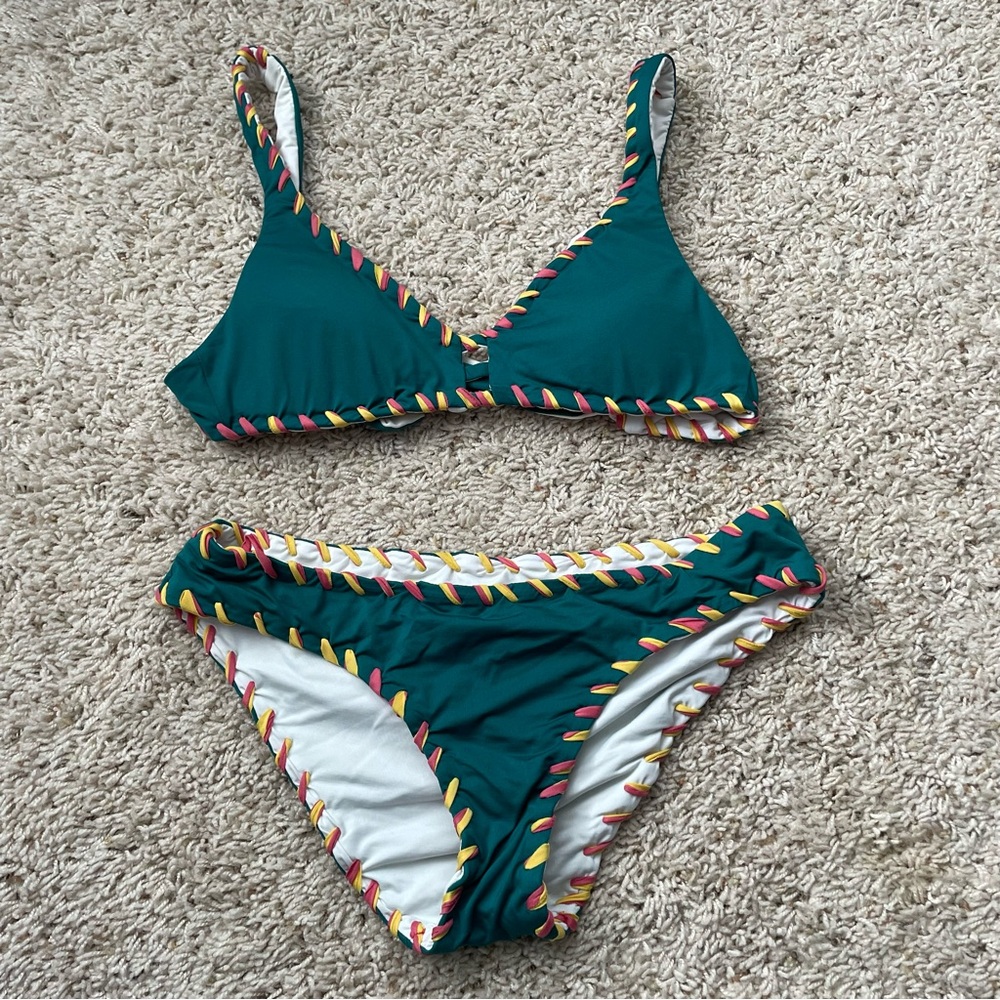 green bikini set!